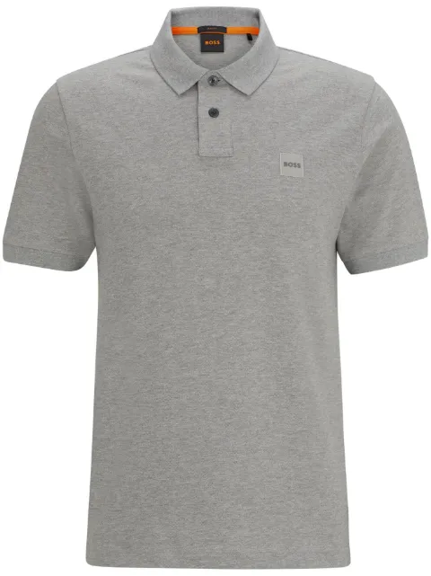 BOSS Poloshirt mit Logo-Applikation