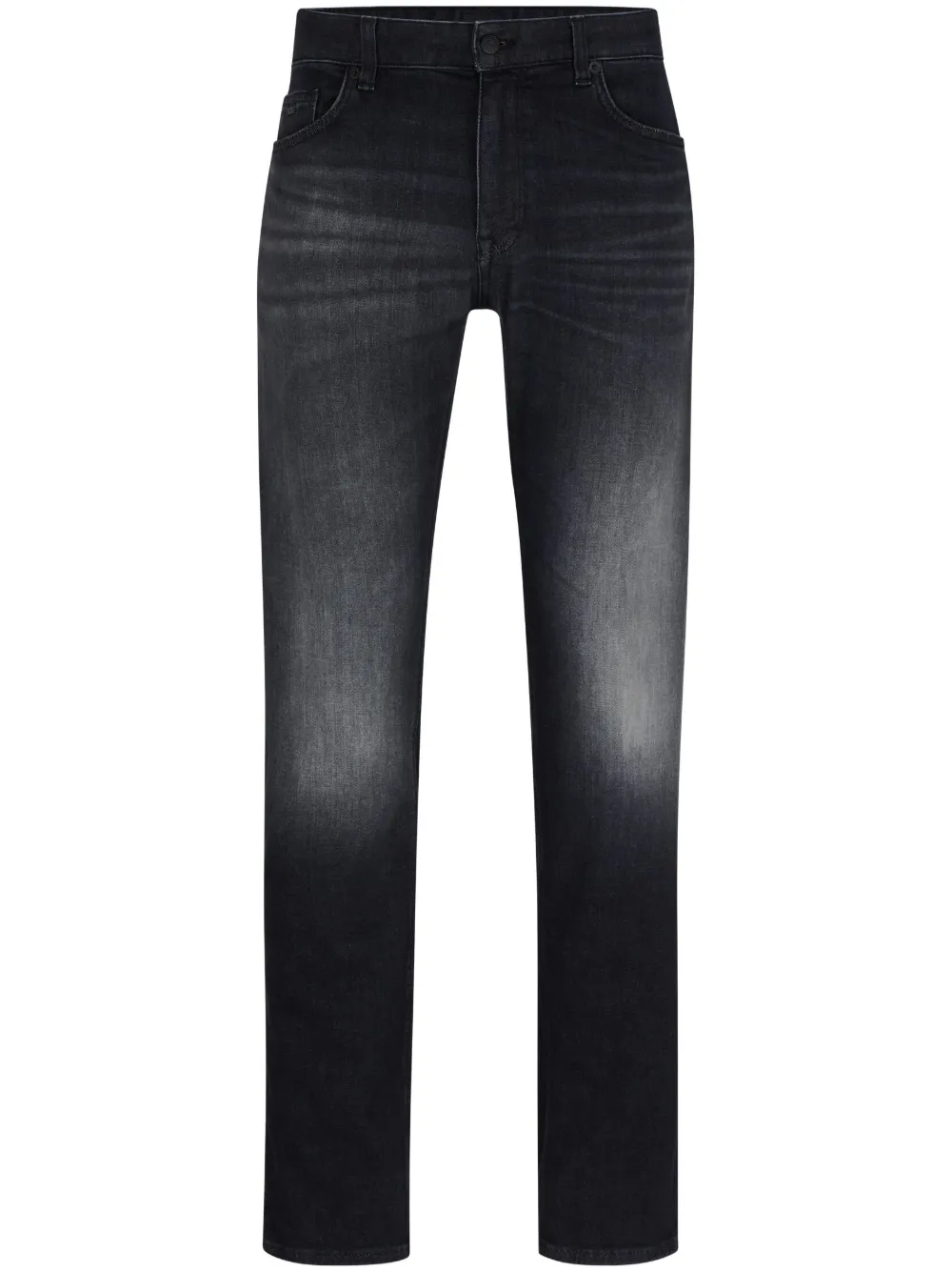BOSS Jeans slim con effetto schiarito | nero | Image 1