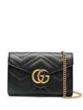 Gucci mini GG Marmont shoulder bag - Black