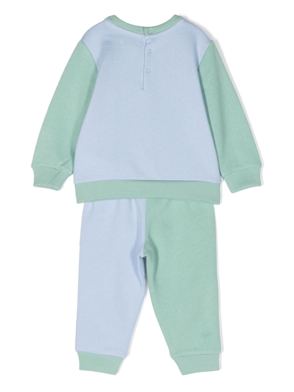 Shop Ralph Lauren Colour-block Jersey Tracksuit Set In Blue