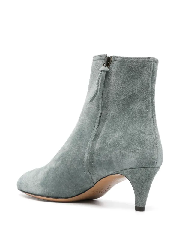 ISABEL MARANT Deone suede ankle boots women Calf Leather Calf Leather Calf Suede 36 Green