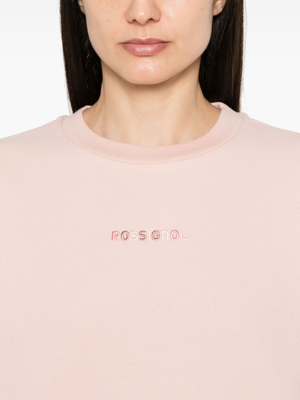 Rossignol Sweater met geborduurd logo Roze