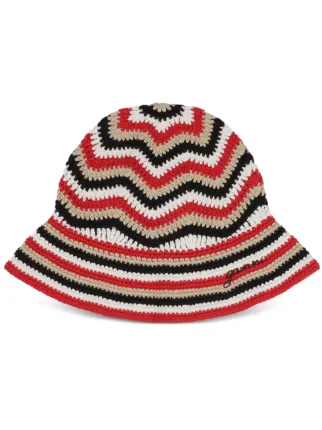 GANNI Cotton Crochet Bucket Hat | Bloomingdale's