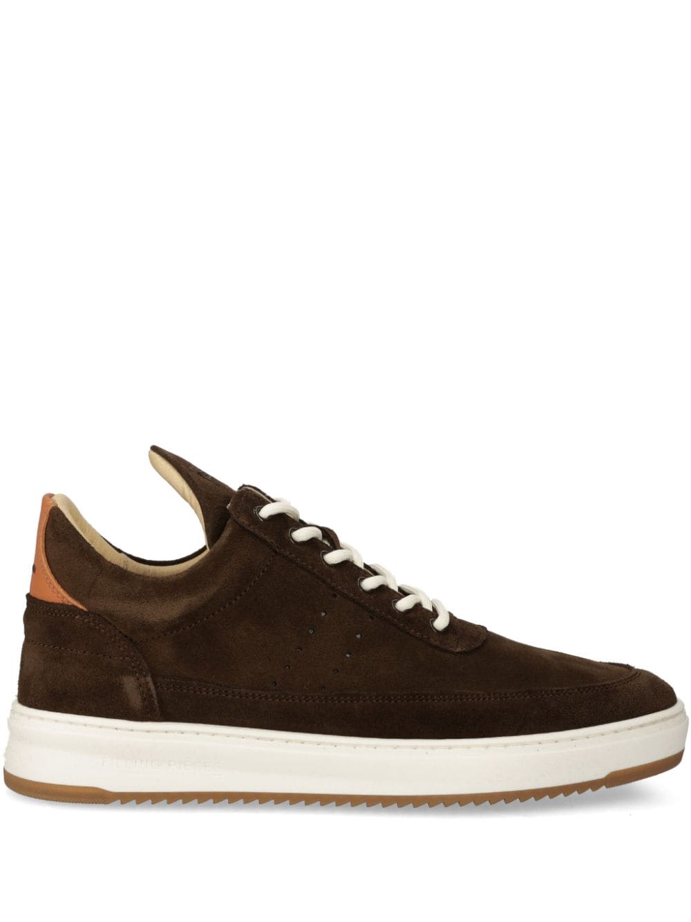 Filling Pieces suede low-top sneakers Brown