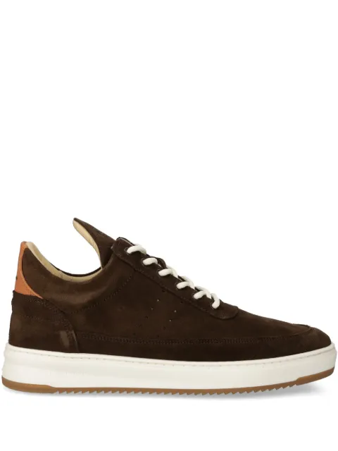 Filling Pieces tenis bajos de gamuza
