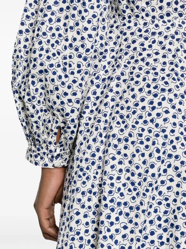 Polo Ralph Lauren フローラル ミニシャツドレス | ブルー