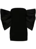 Mônot boned strapless minidress - Black