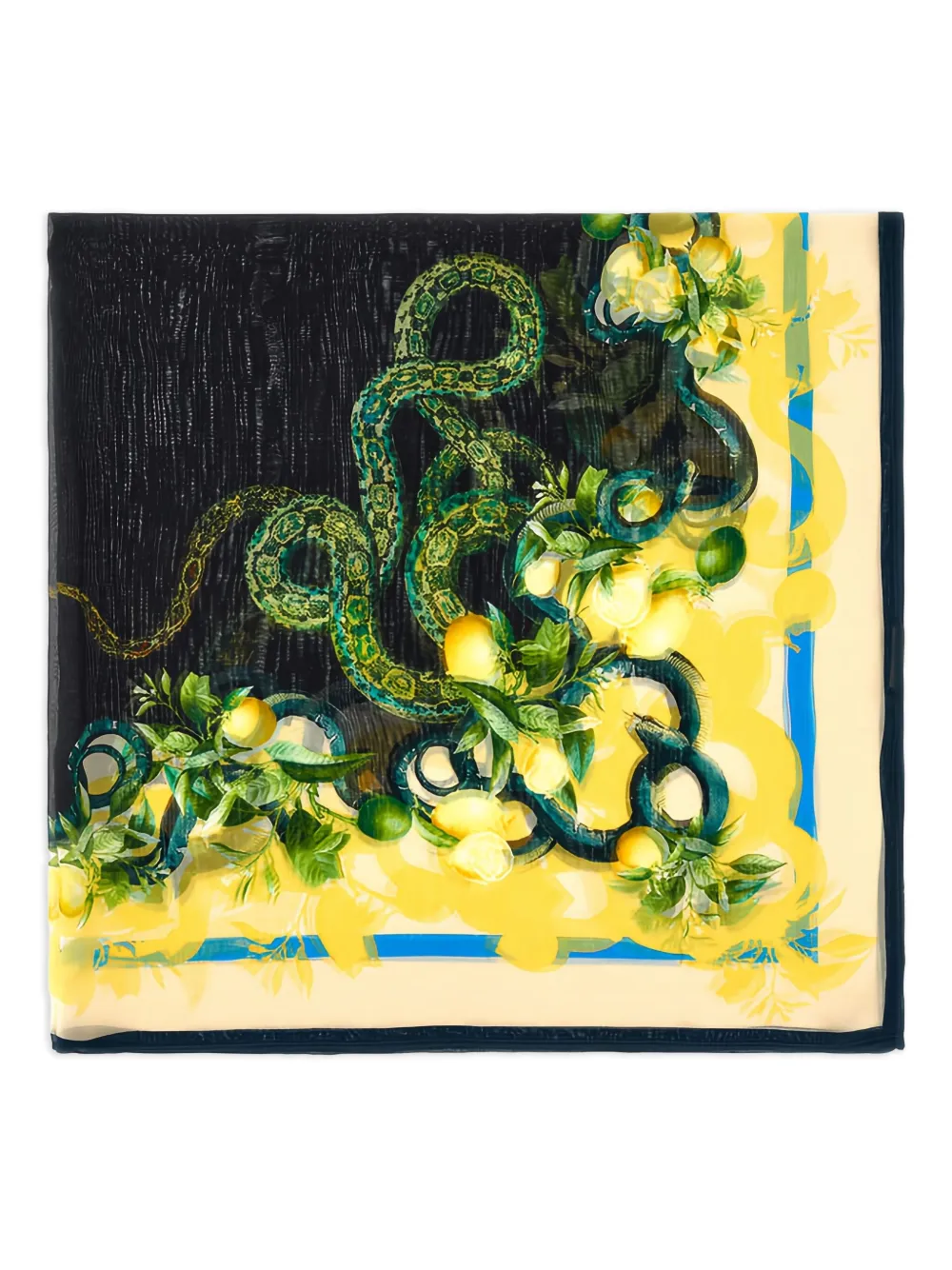 Roberto Cavalli lemon-print scarf | Yellow | Image 1