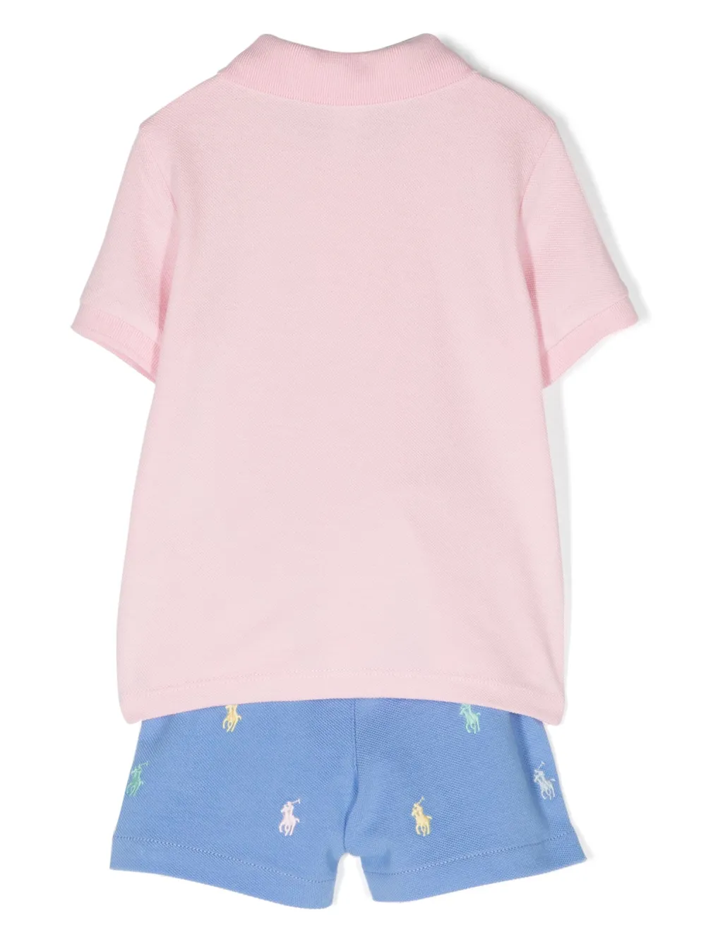 POLO RALPH LAUREN KIDS Babypakje met borduurwerk Roze