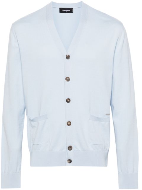 DSQUARED2 V-neck fine-knit cardigan Men