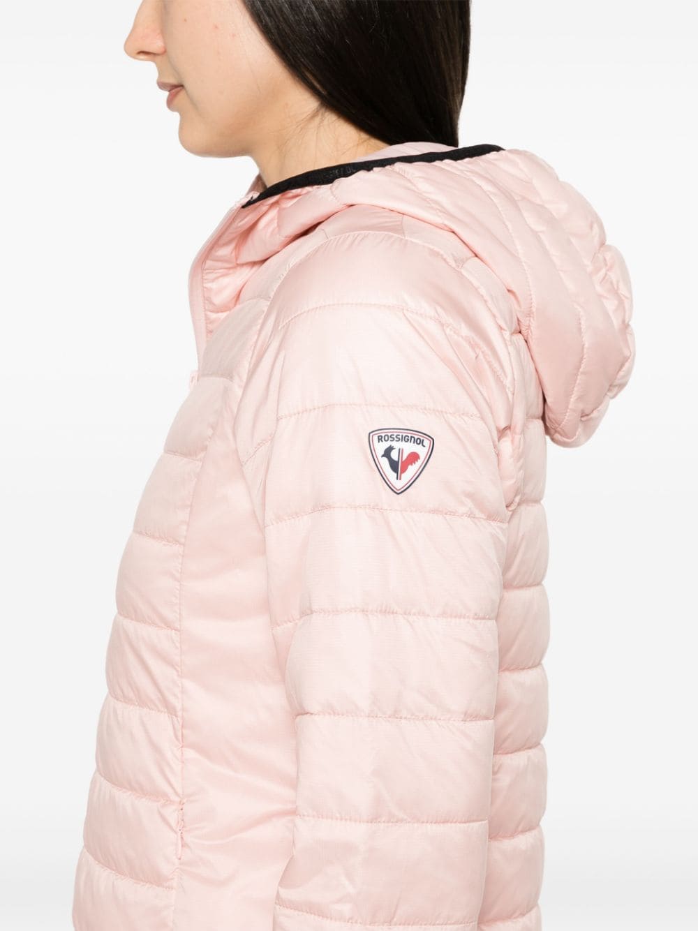 Shop Rossignol Logo-patch Ripstop Puffer Jacket In Pink