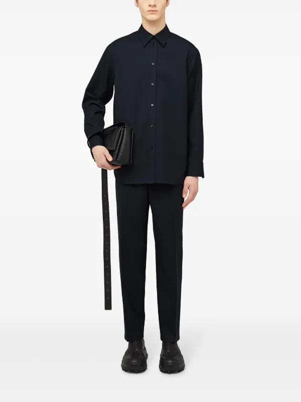 Jil Sander テーパードパンツ | ブルー | FARFETCH JP