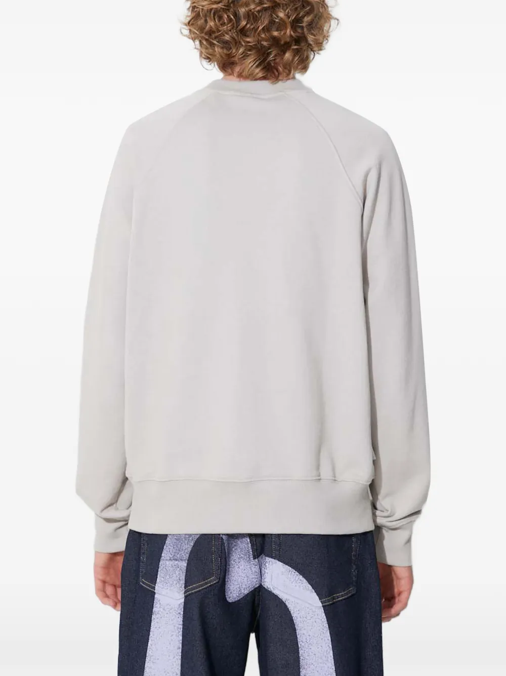 Filling Pieces Sweater met raglan mouwen Grijs