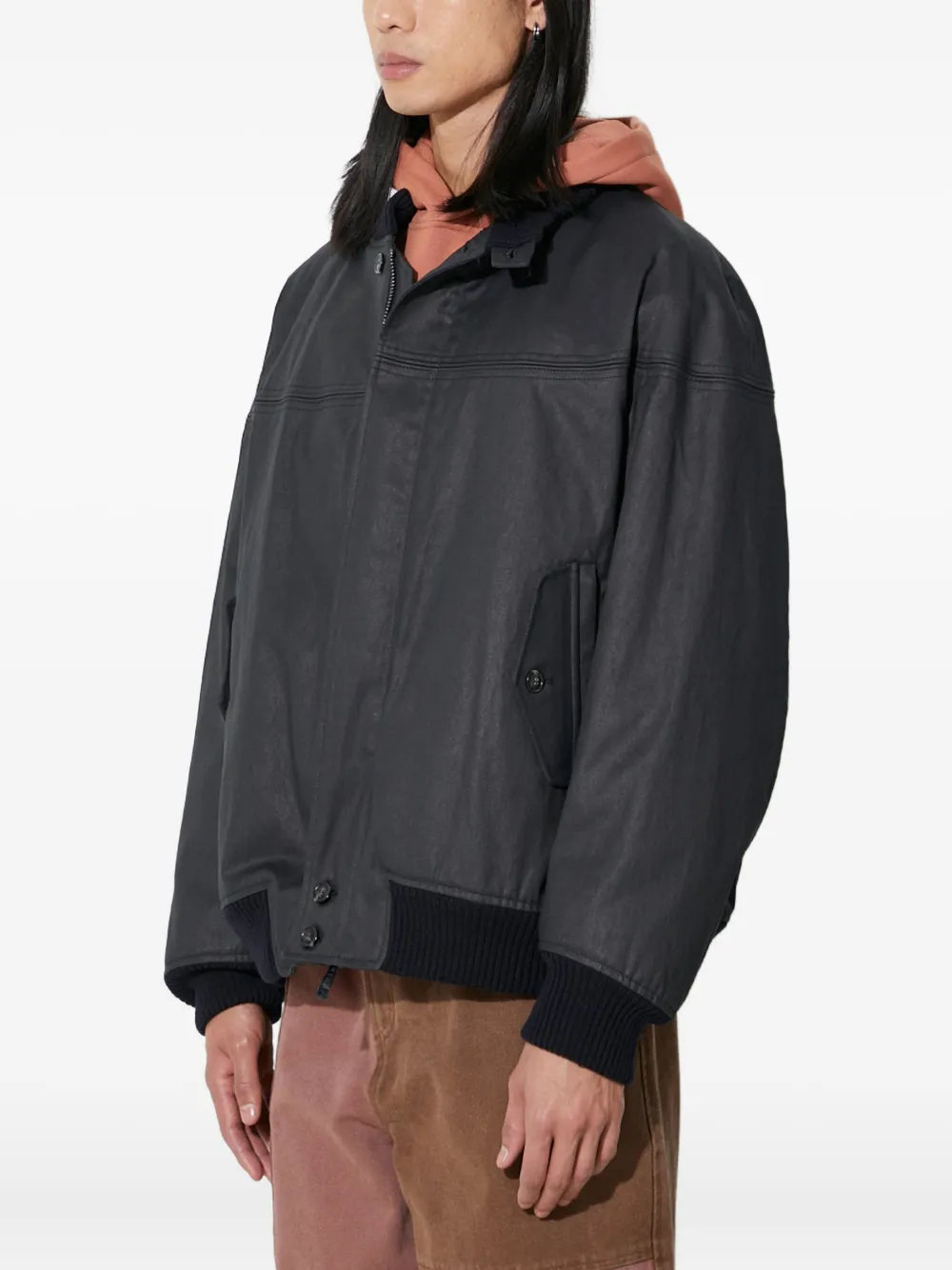 Baracuta Four Climes Bomber Jacket In Blue