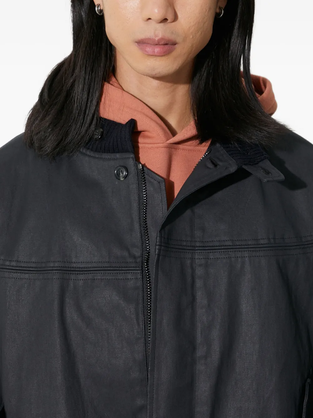 Baracuta Four Climes Bomber Jacket In Blue