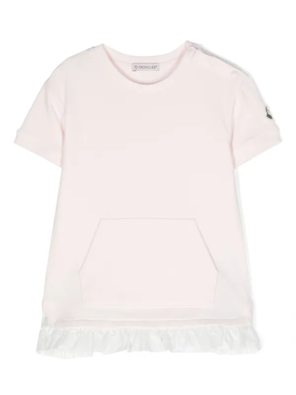 MONCLER ピンク フリル ワンピース MONCLER - MONCLER モンクレール ワンピース（その他） 100cm