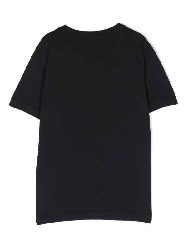 Tシャツ・カットソー STONE  Compass Logo-print T-shirt Black Stone Island Compass-print Cotton T-shirt | Black | FARFETCH