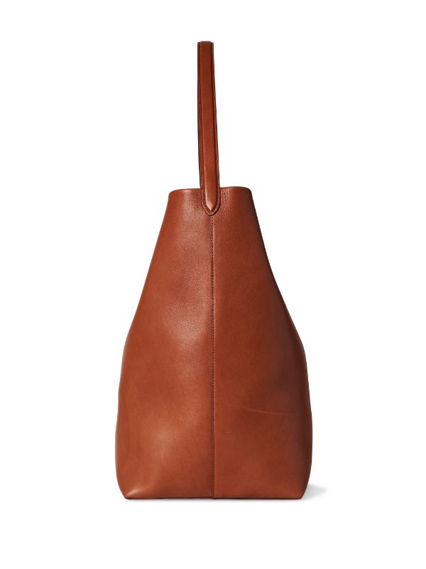 The Row Large N S Park Leather Tote Bag Farfetch