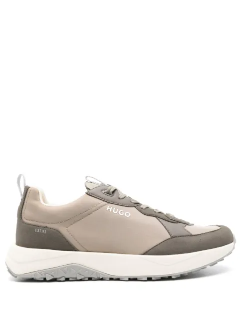 HUGO two-tone panelled sneakers
