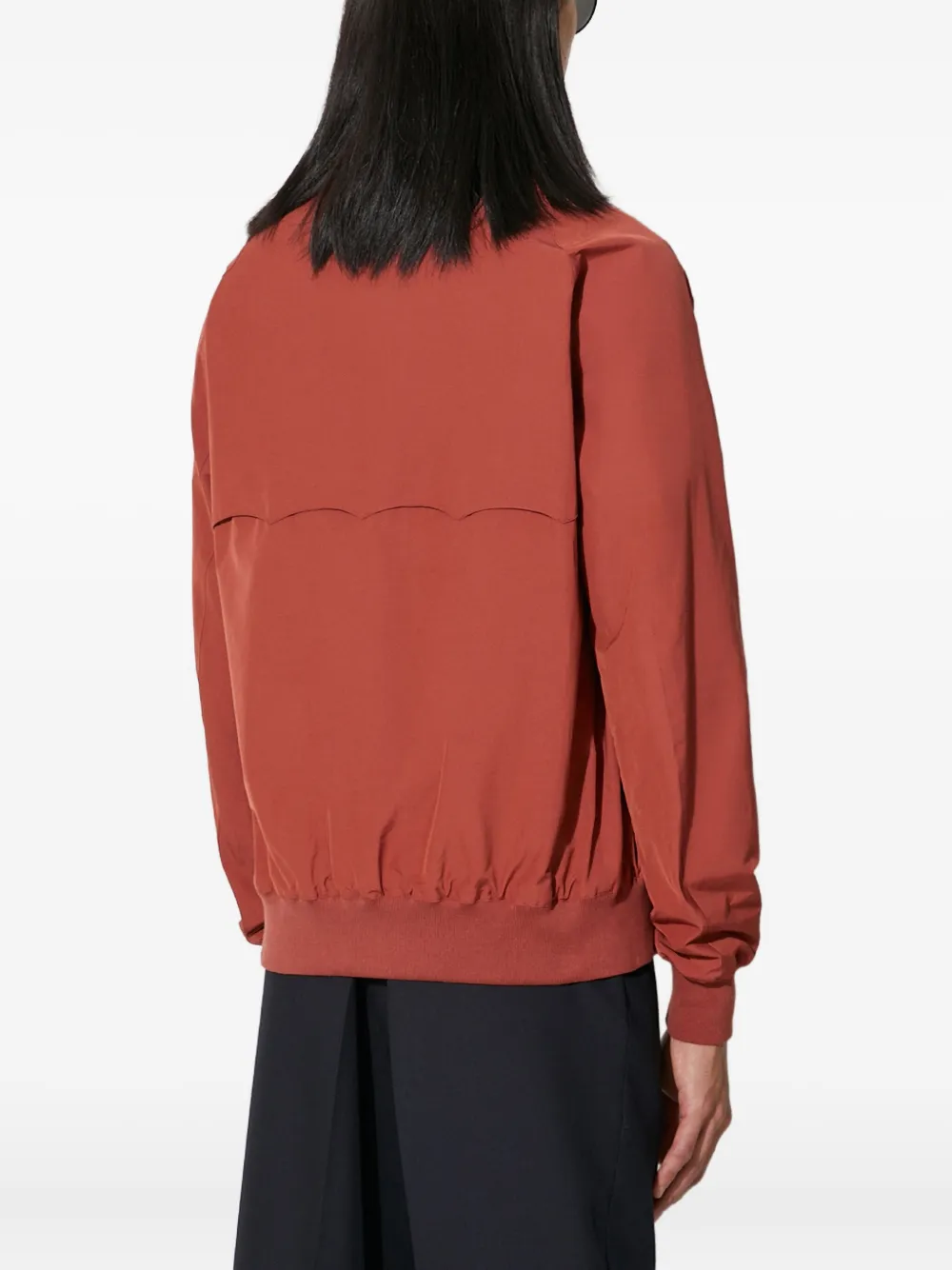 Baracuta G4 Cloth Zip-front Bomber Jacket In Red