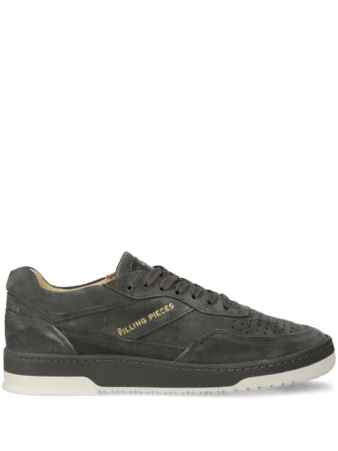 Filling Pieces logo-print suede sneakers