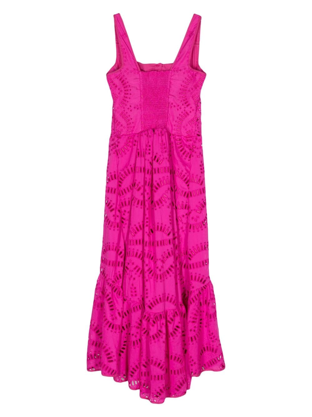 Charo Ruiz Ibiza Nissy maxi-jurk met borduurwerk Roze