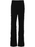 HELIOT EMIL Morphogens mid-rise straight-leg trousers - Black