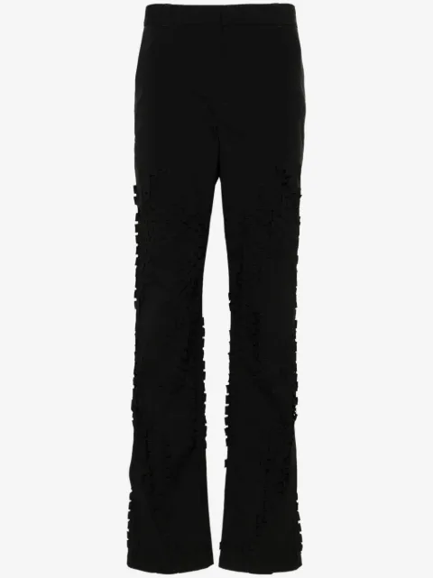 HELIOT EMIL Morphogens mid-rise straight-leg trousers