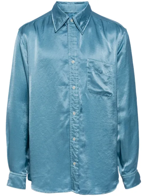 Chemise satinée à manches longues - Toga - Modalova