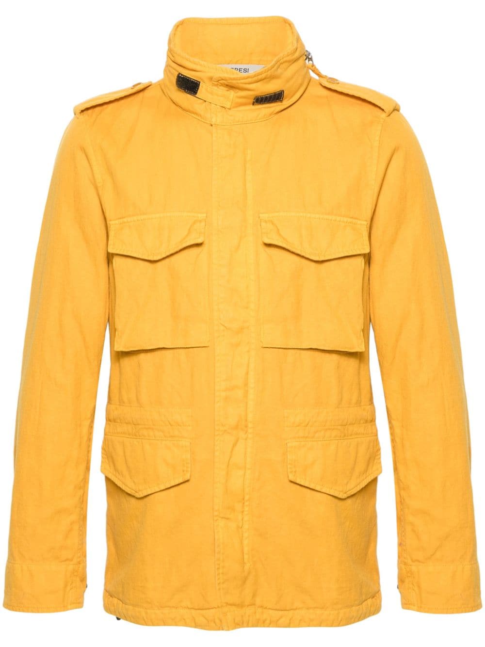Aspesi Mini Field Zip-up Jacket In Yellow