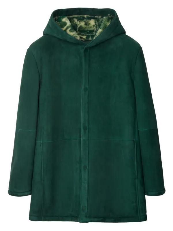 Burberry スエード ジャケット | グリーン | FARFETCH JP