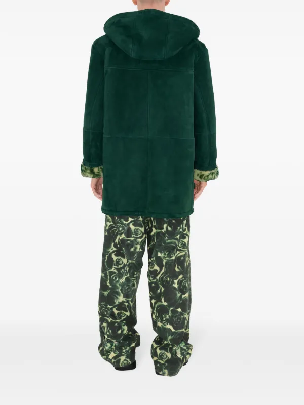 Burberry スエード ジャケット | グリーン | FARFETCH JP