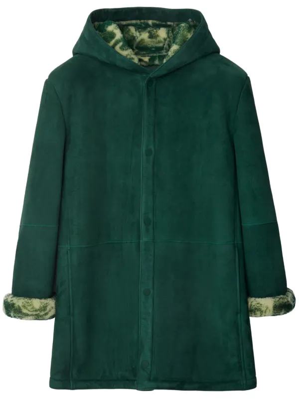 Burberry スエード ジャケット | グリーン | FARFETCH JP