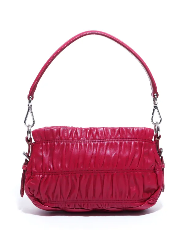 Prada gaufre leather online bag