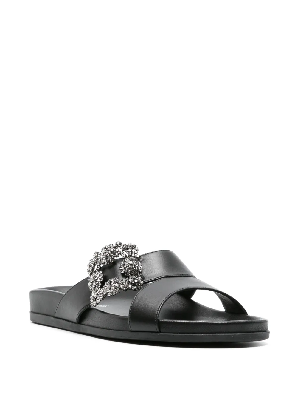 Manolo Blahnik Chilanghi leather slides | Image 2