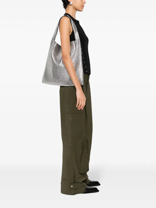 Rabanne Pixel Tote Bag | Silver | FARFETCH