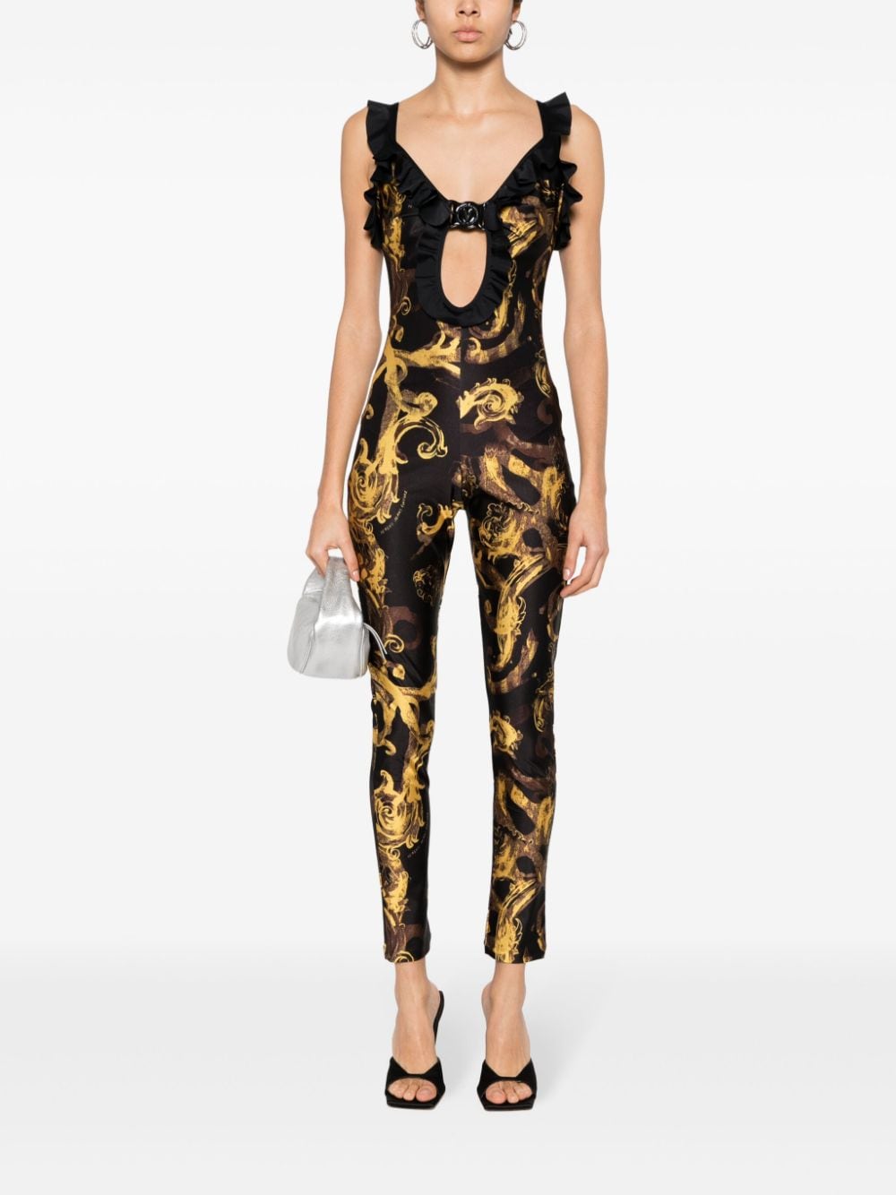 Image 2 of Versace Jeans Couture Watercolor Couture jumpsuit
