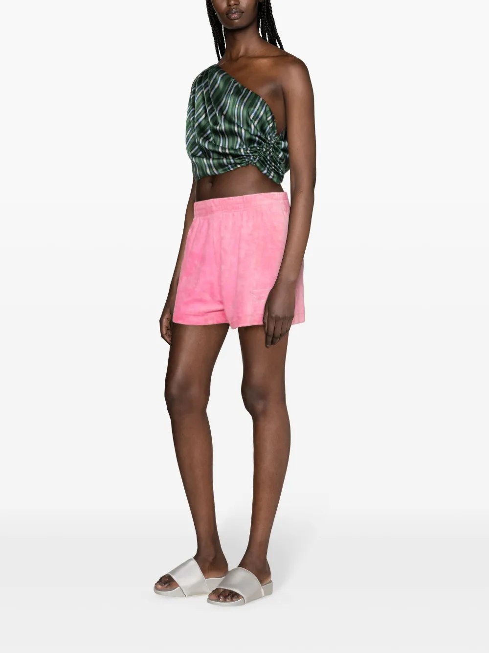 Patou Shorts Aus Frottee In Rosa