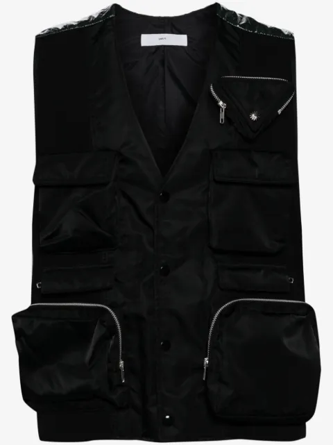 Toga multi-pocket padded gilet