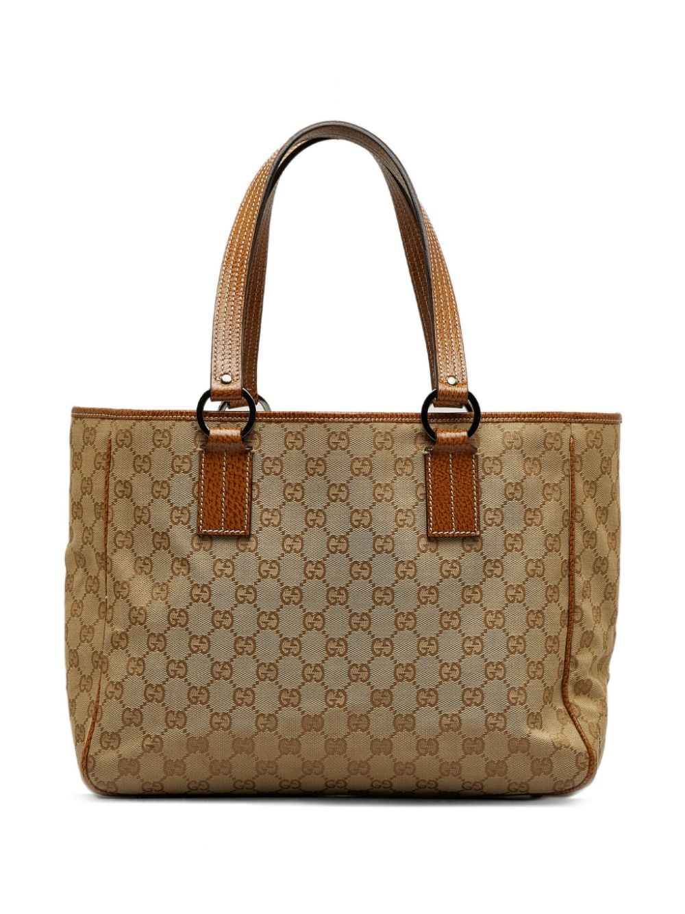 Pre-owned Gucci 2000-2015 Gg Canvas Tote Bag In Neutrals
