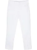 ASPESI pressed-crease tapered trousers - White