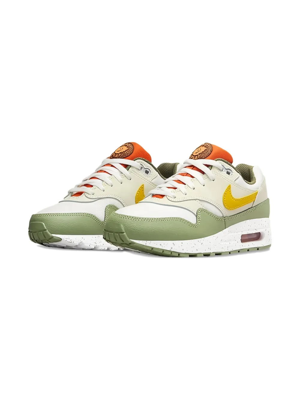 Nike Kids Air Max 1 "Summit White Vivid Sulfur" sneakers Neutrals