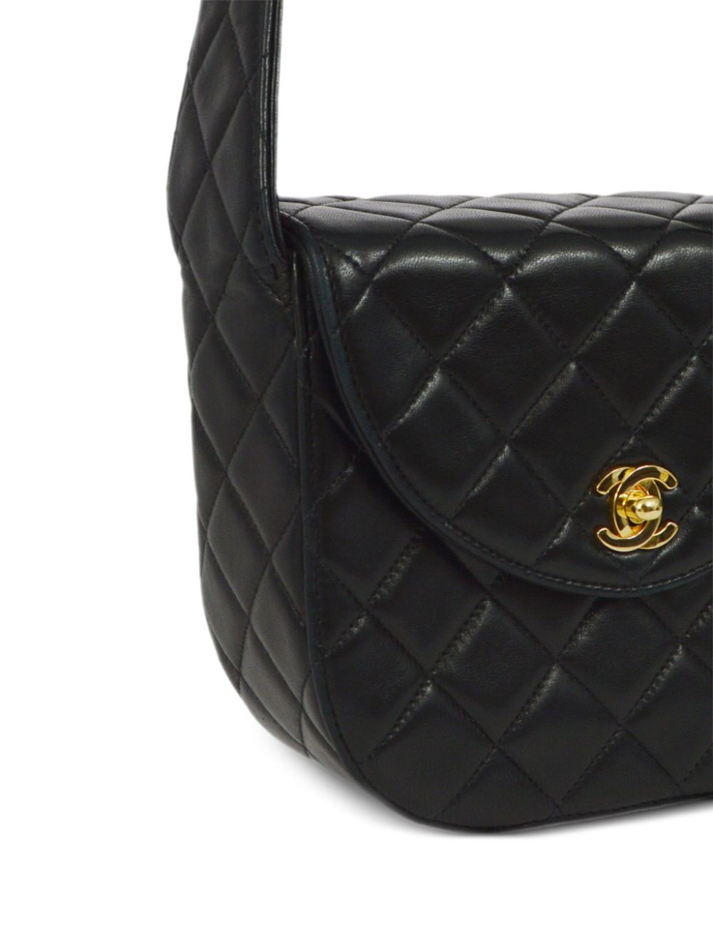 CHANEL 1992 small CC turn-lock flap handbag Women