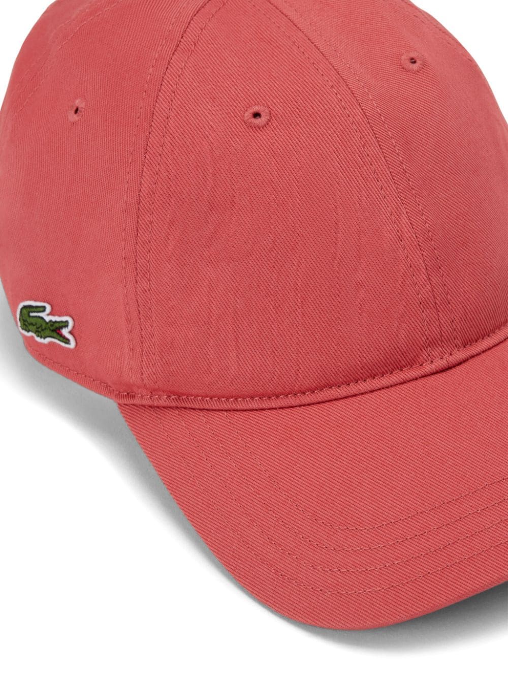 Shop Lacoste Logo-patch Baseball Cap In Pink