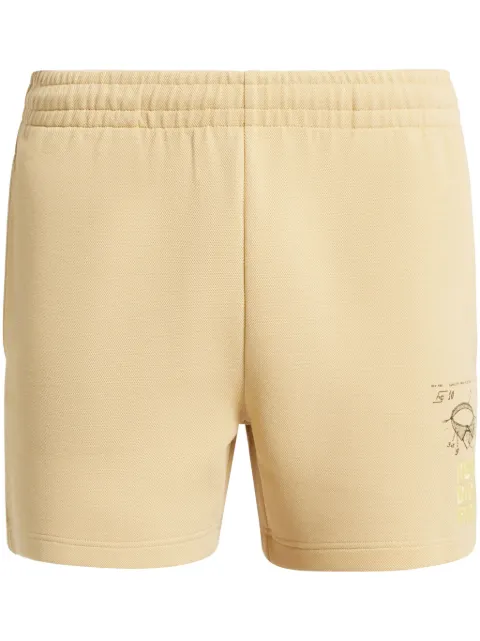 Lacoste pantalon de jogging en coton à slogan brodé