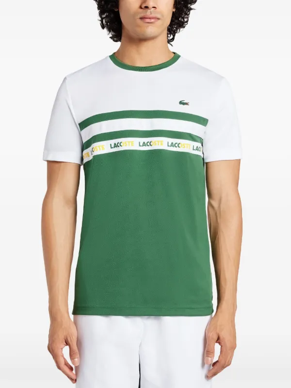 T shirt rayé lacoste shop