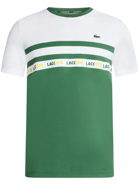 Lacoste playera con ribete del logo