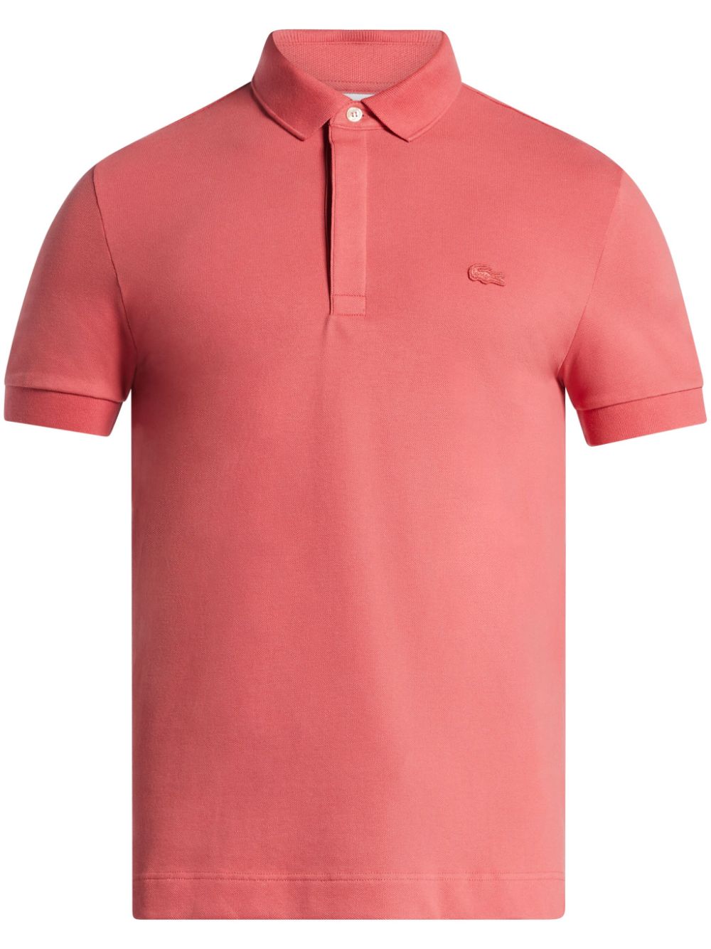 Lacoste Logo-embroidered Polo Shirt In Pink