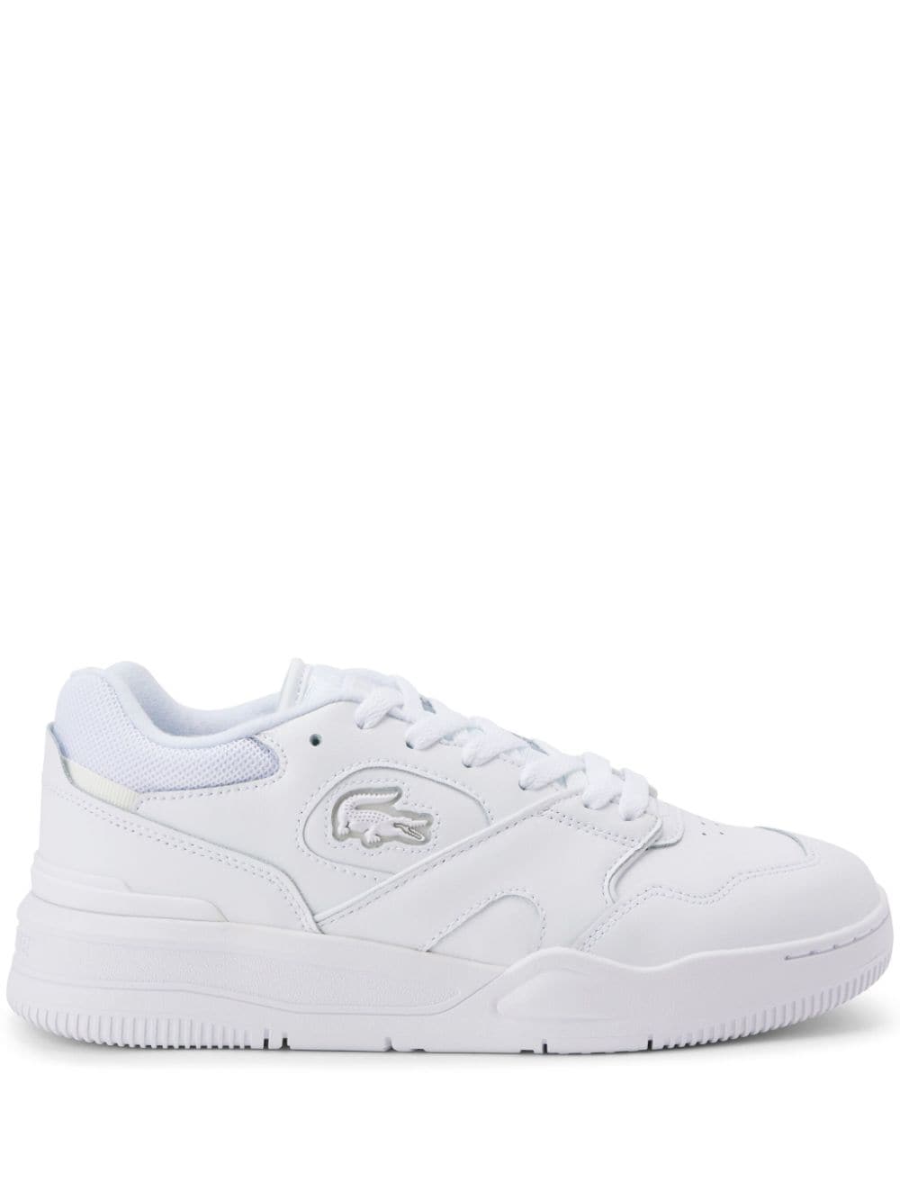 Lacoste Lineshot Leather Sneakers In White