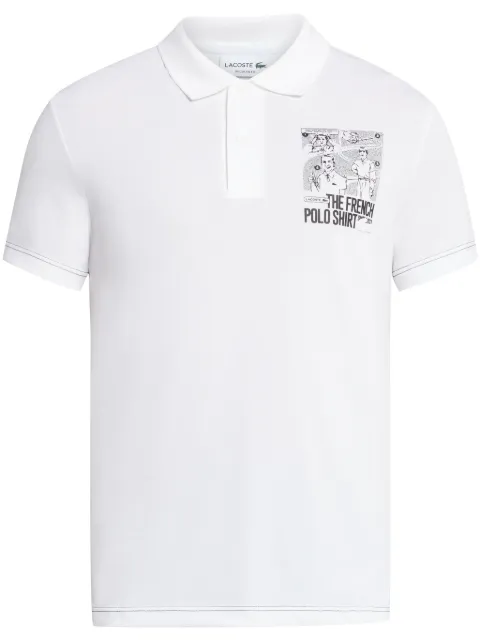 Lacoste Movement graphic-print polo shirt 